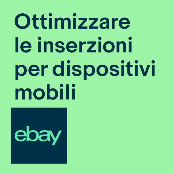 Smartphone con inserzione eBay