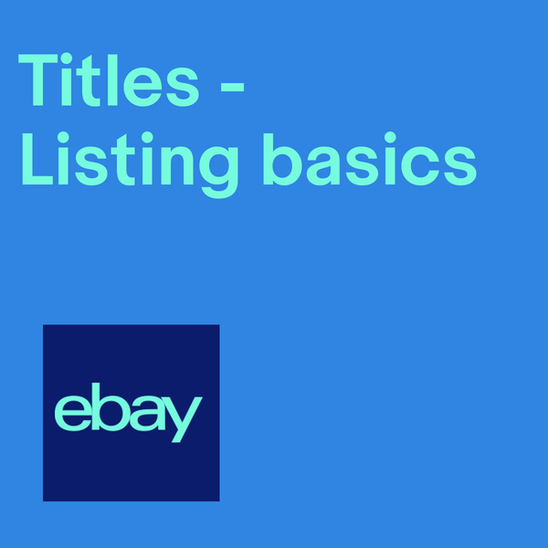 Give listings effective titles