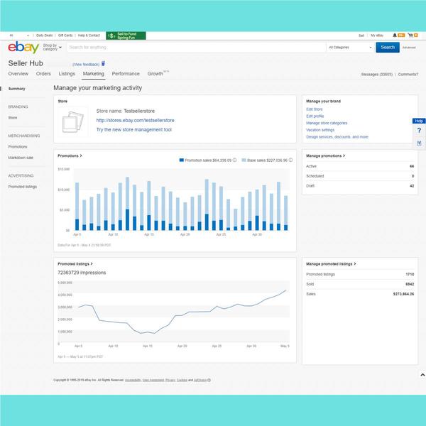 Monitoring your business in Seller Hub