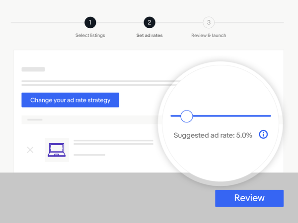 Try our suggested ad rate