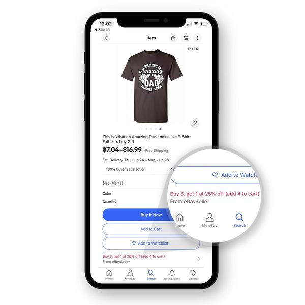 Markdown sales event discount mock-up