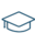 Graduation hat icon