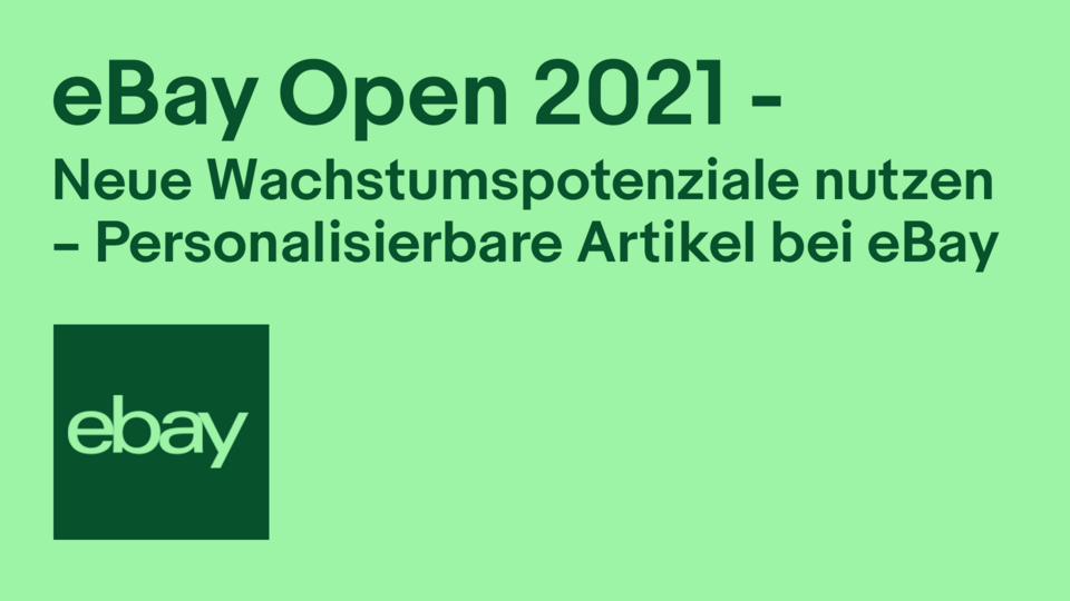 Video-Startbild bei eBay personalisierbare Artikel verkaufen