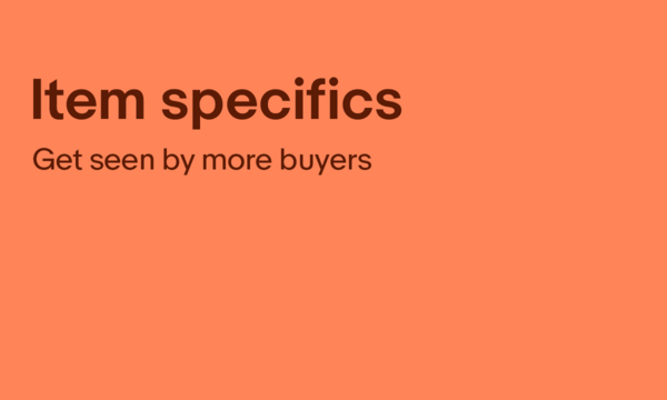 Thumbnail of video: Item specifics: Get seen by more buyers