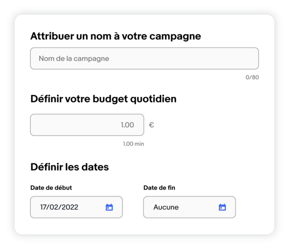 Annonces sponsorisées Avancées