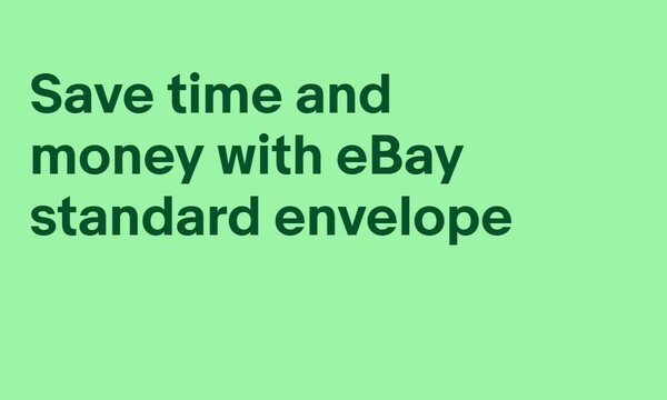 Save time and money with eBay standard envelope