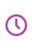 purple clock icon