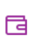 purple wallet icon