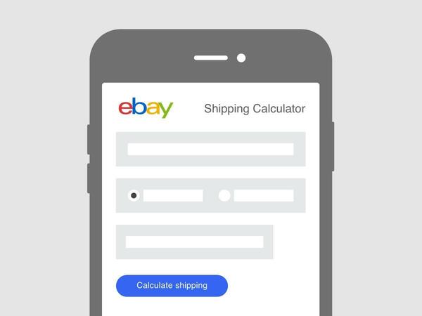 eBay Shipping Calculator