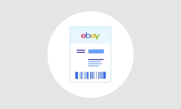 Reprinting shipping label ebay