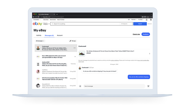 New messaging experience inbox view