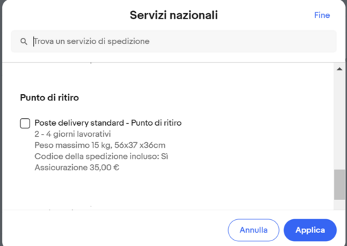 Punto di Ritiro