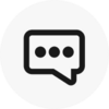 Speech bubble icon